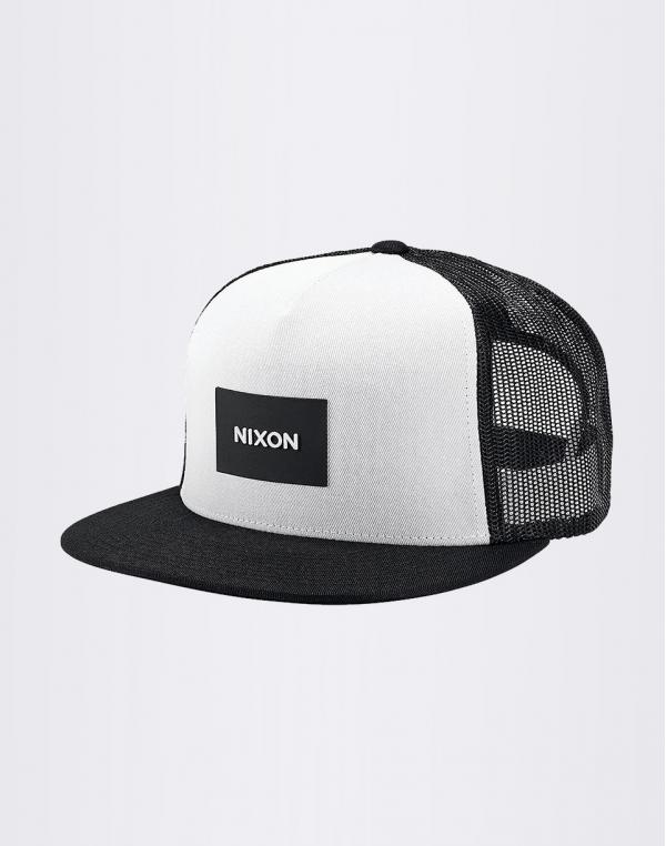 Nixon Team Trucker Black White