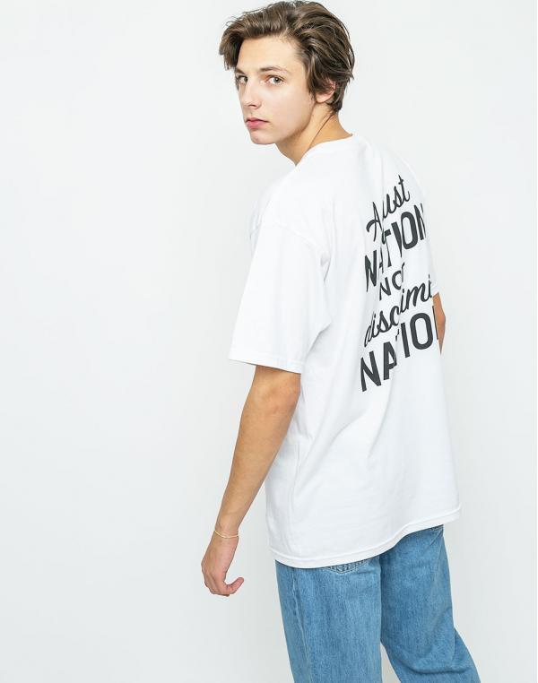 Triko Obey  Bias By Numbers white