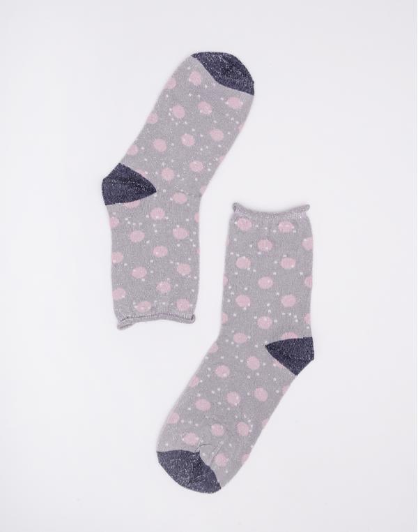 Ponožky Ichi Crazy Light Grey Melange