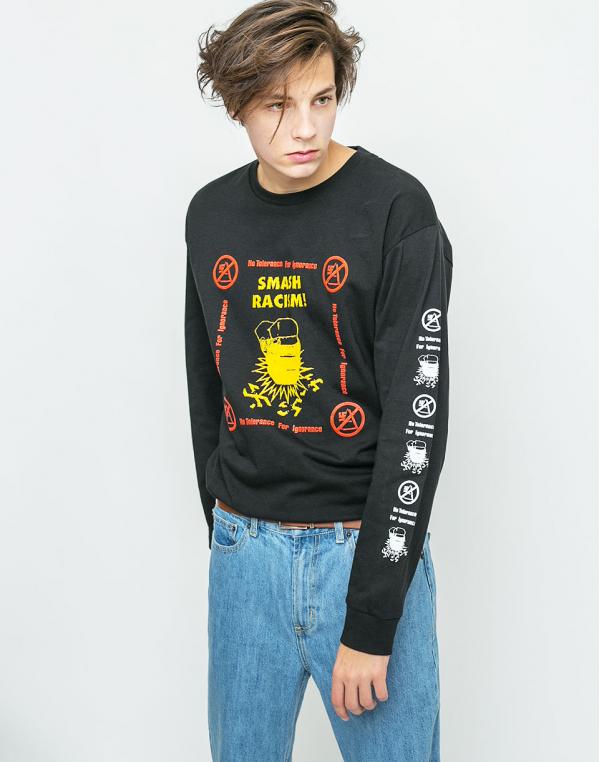 Obey Smash Racism black XL