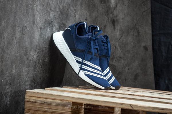 adidas x White Mountaineering NMD R2 Primeknit Core Navy/ White/ White
