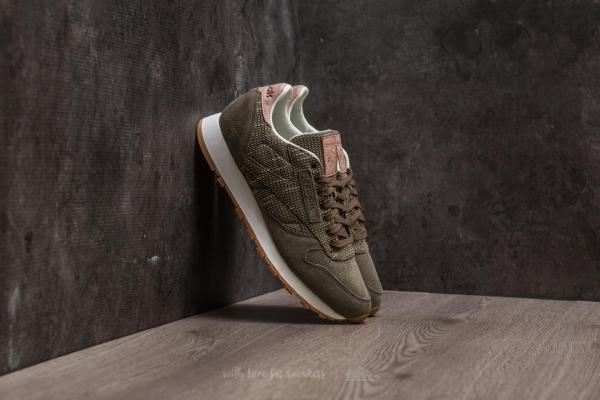 Reebok Classic Leather EBK Army Green/ Chalk/ Sand