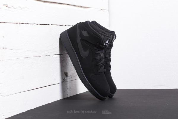 Air Jordan 1 Mid BG Black/ White-Black