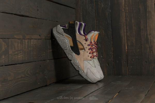 Nike Air Huarache Run Premium Linen/ Golden Beige-Black