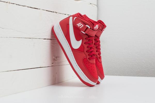 Nike Air Force 1 Mid (GS) University Red/ White