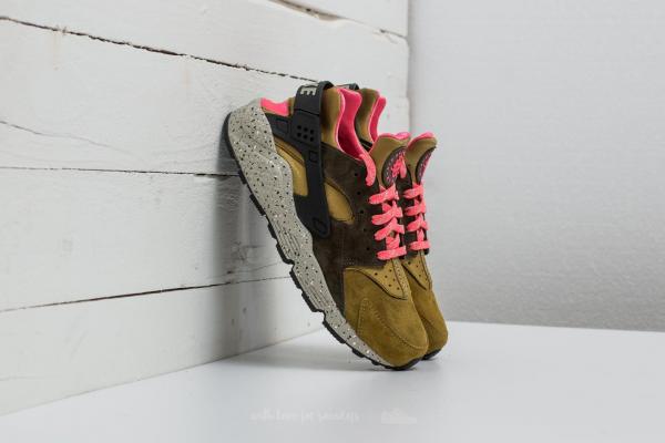 Nike Air Huarache Run Premium Desert Moss/ Cobblestone