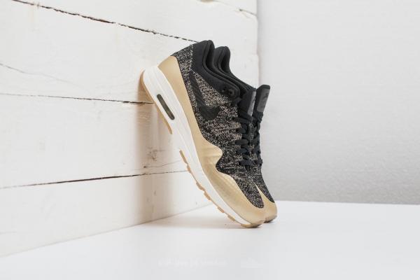 Nike W Air Max 1 Ultra 2.0 Flyknit Metallic Black/ Black-Metallic Gold Star