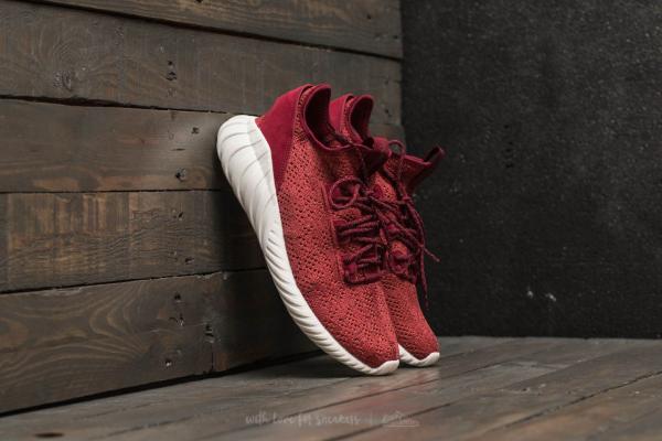 adidas Tubular Doom Sock Primeknit Mystery Red/ Core Burgundy/ Crystal White