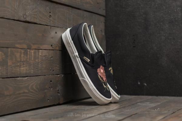 Vans Classic Slip-on (California Souvenir) Black/ Blanc De Blanc