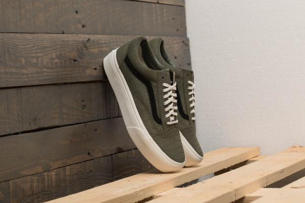 Vans Old Skool Platform (Embossed) Grape Leaf/ Blanc De Blanc