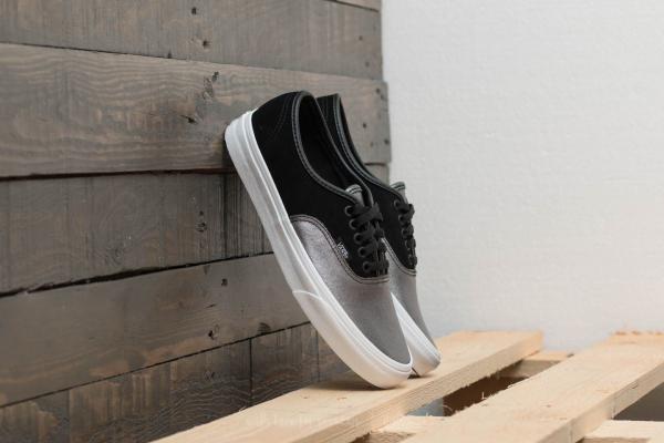Vans Authentic (2-Tone Metallic) Black/ True White