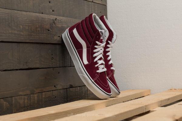 Vans SK8-Hi Burgundy/ True White