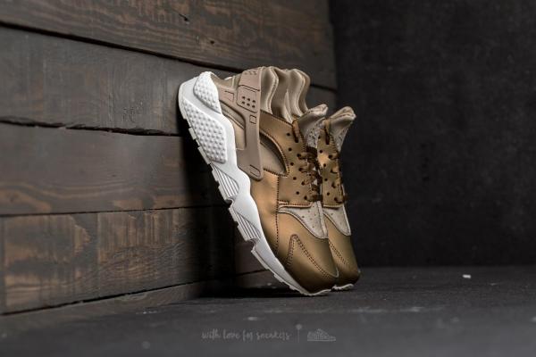 Nike Air Huarache Run Premium TXT WMNS Khaki/ Metallic Field-Summit White