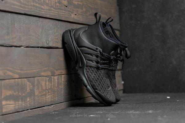 Nike W Air Presto Mid Utility Premium Black/ Black-White