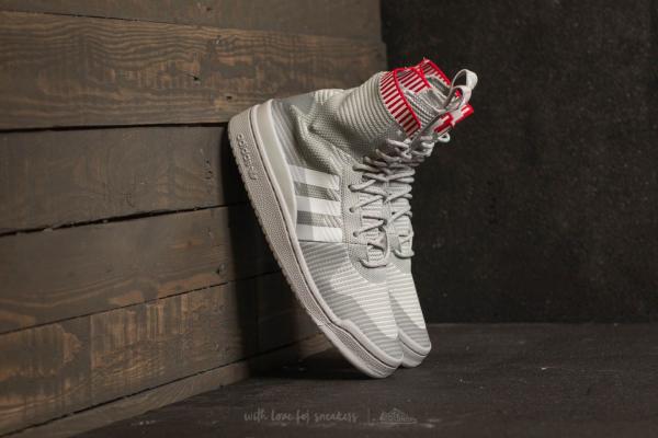 adidas Forum Winter Primeknit Grey Two/ Ftw White/ Scarlet