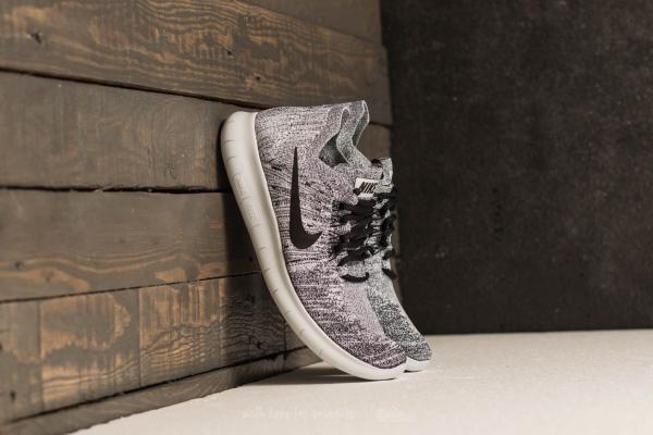 Nike Free Run Flyknit 2017 White/ Black-Stealth