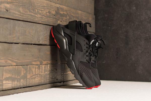 Nike Air Huarache Run Ultra Black/ Metallic Silver