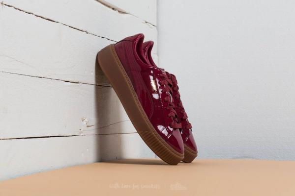 Puma Basket Platform Patent Wn's Tibetan Red-Tibetan Red