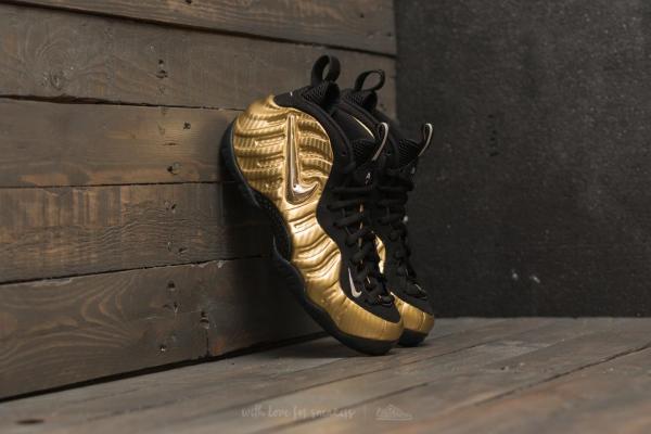 Nike Air Foamposite Pro Metallic Gold/ Black-Black