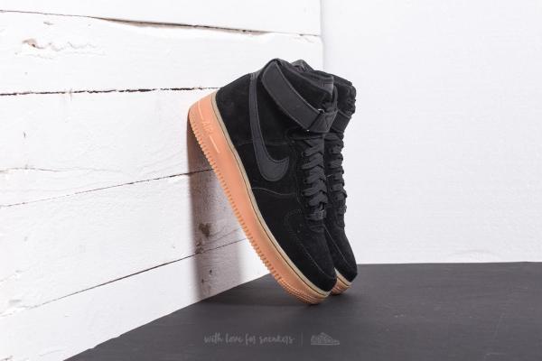 Nike Air Force 1 High '07 LV8 Suede Black/ Black-Gum Med Brown