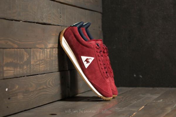 le coq sportif Quartz Perforated Nubuck Ruby Wine/ Dress Blue