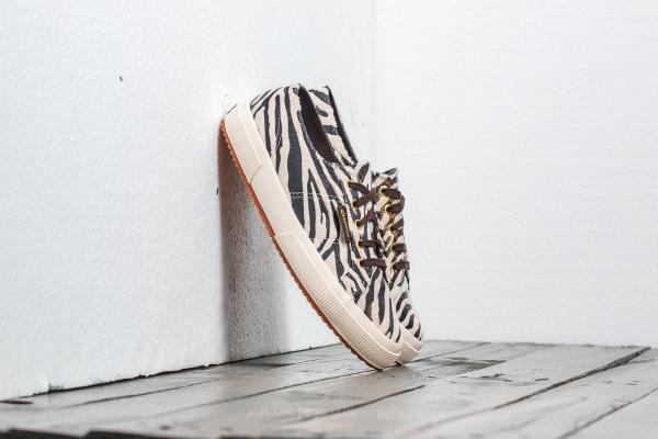 Superga 2750 Fabric Synthetic Zebra W Beige-Bronze