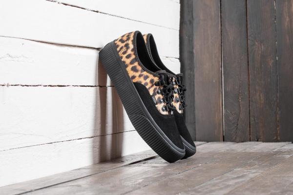 Vans Authentic Platform (Embossed) Black/ Leopard/ Black