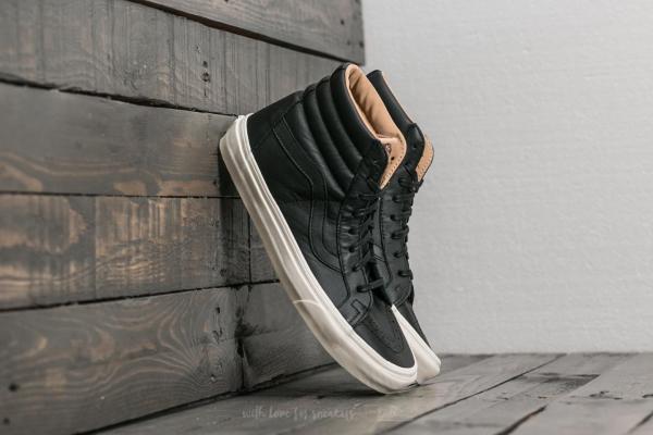 Vans Sk8-Hi Reissue (Lux Leather) Black/ Porcini