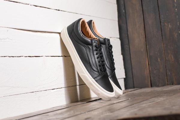 Vans Old Skool (Lux Leather) Black/ Porcini