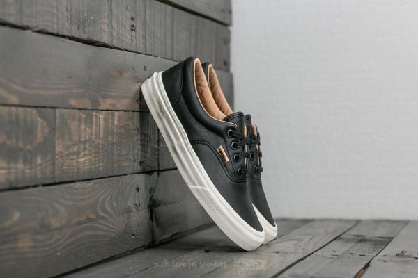 Vans Era (Lux Leather) Black/ Porcini