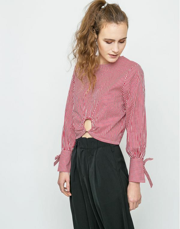 Neon Rose Margot Stripe Crop Multi XL