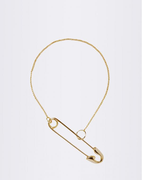 Cheap Monday Safety Pin Bracelet Gold