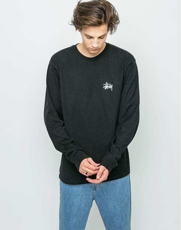 Logo tee Stussy Basic Black