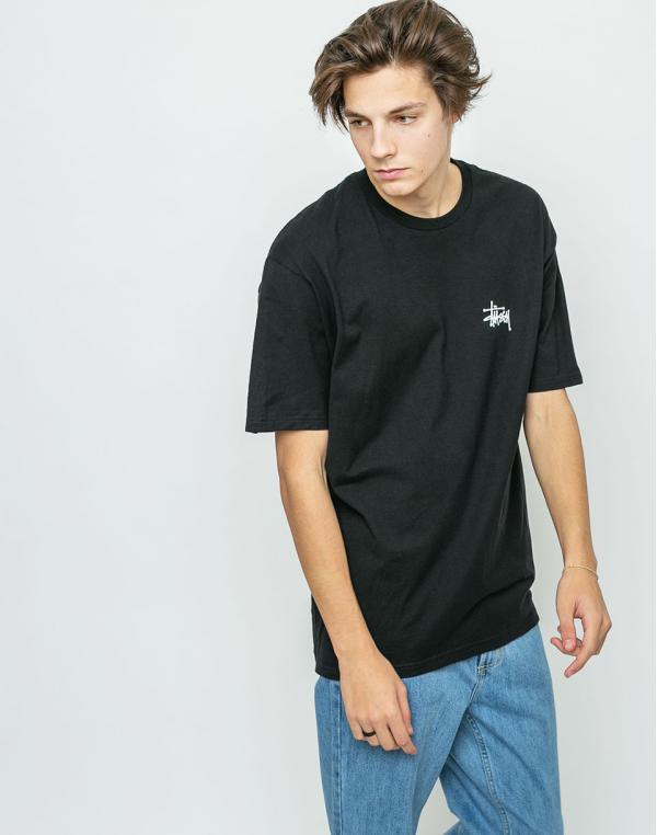 Logo tee Stussy Basic Black