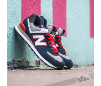 New Balance 574 Blue/ Red/ White/ Grey