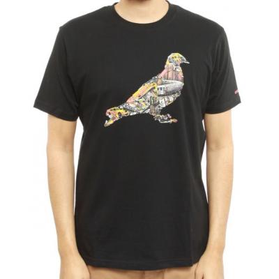 Staple Collage Pigeon Tee Black
