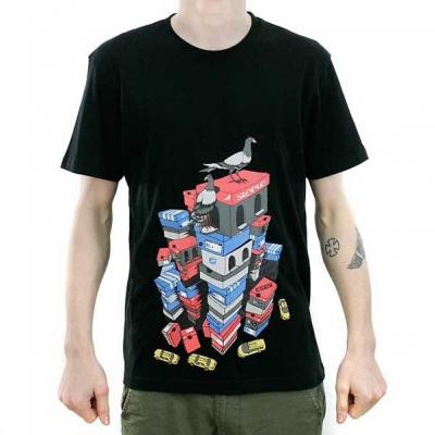 Staple Sneaker City Tee Black