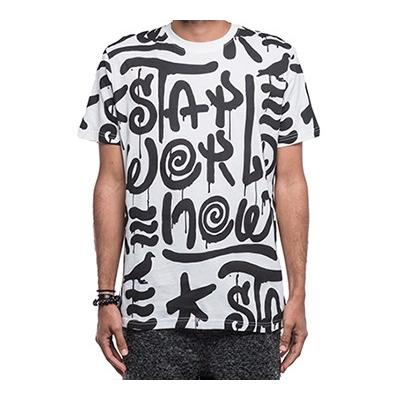 Staple Drip Tee White