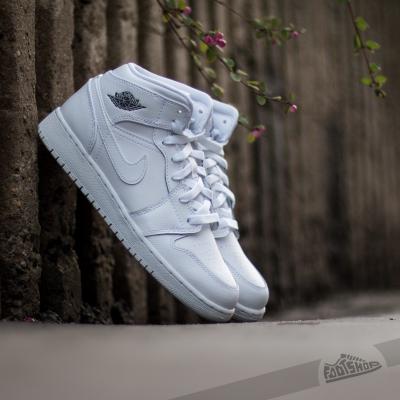 Air Jordan 1 MID White/Cool Grey-White