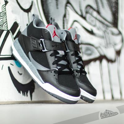 Jordan Flight 45 GS Black/ Gym Red Cool Grey- White