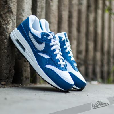 Nike Air Max 1 GS White/ Wolf Grey-Gym Blue