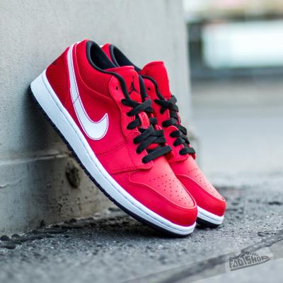 Air Jordan 1 Low University Red/ Black- White