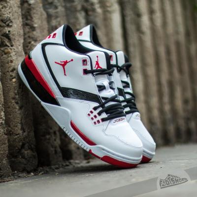 Jordan Flight 23 BG White/ University Red-Black