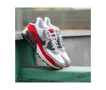 Nike Air Max 90 (GS) Wolf Grey/Dark Grey/Chilling Red