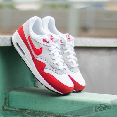 Nike Air Max 1 (GS) White/Pimento/Black/Neutral Grey