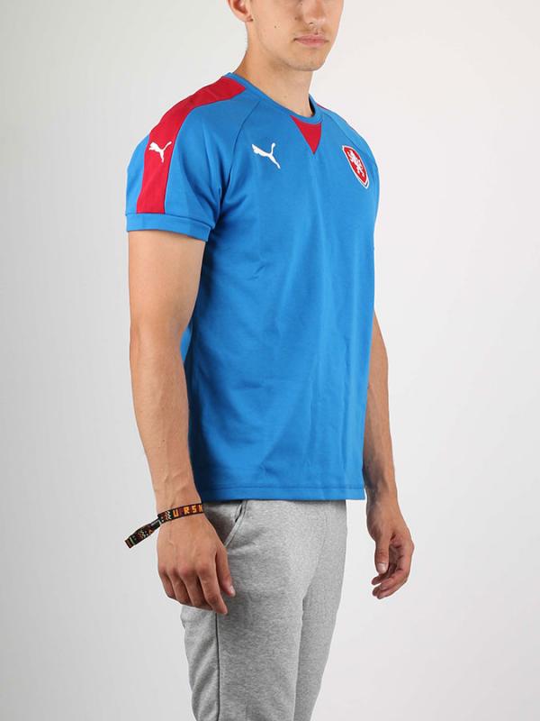 Tričko Puma Czech Republic Casuals T-Shirt  roya Modrá