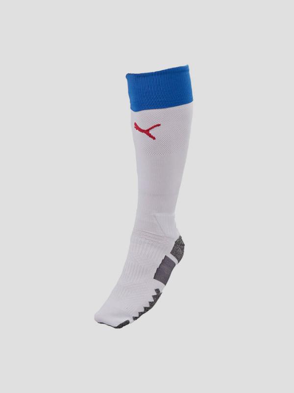 Stulpny Puma Czech Republic Socks white- royal Bílá