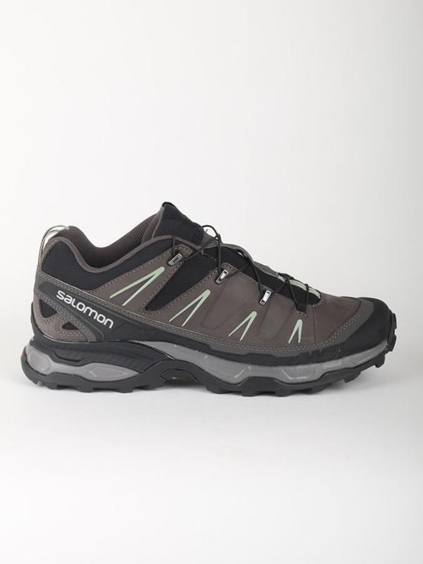 Boty Salomon X ULTRA LTR BLACK/AUTOBAHN/GREEN CLAY Černá