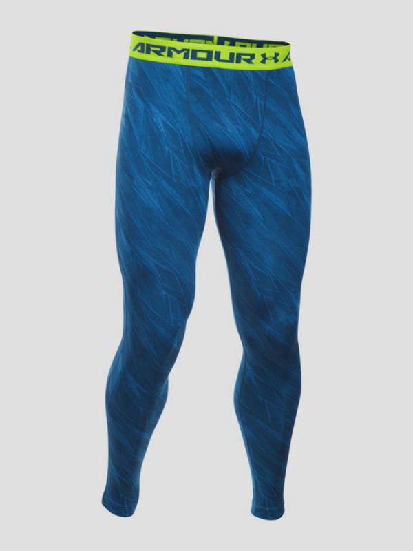 Kompresní Legíny Under Armour HeatGear Printed Modrá