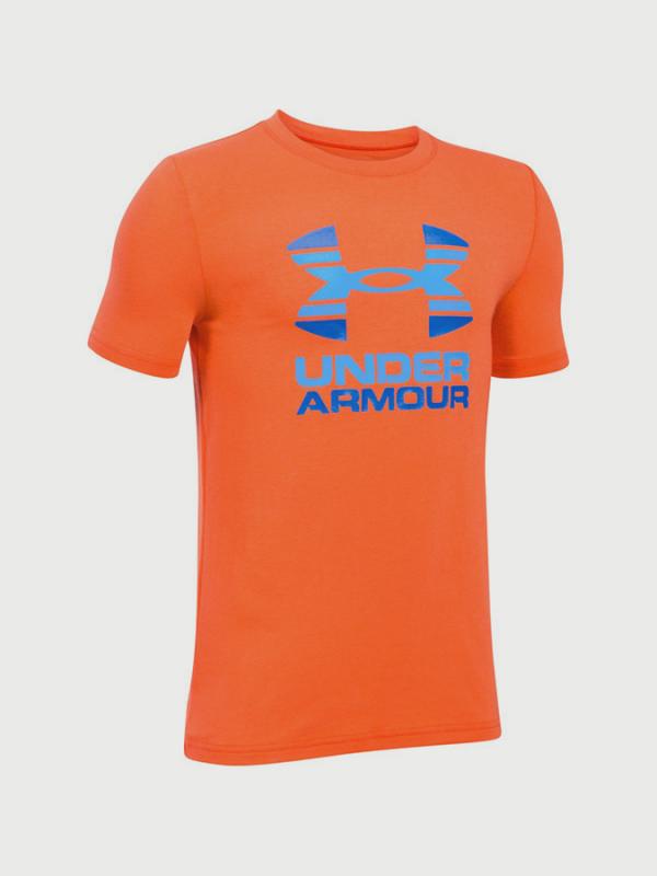 Tričko Under Armour Two Tone Logo SS T Oranžová